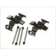 Set accesorii placute frana fata QUICK BRAKE pentru MERCEDES C (CL203), C T-MODEL (S203), C (W203), CLK (A209), CLK (C209), E T-MODEL (S211), E (VF211), E (W211), SLK (R171) 1.8-5.5 02.01-02.11