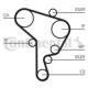 Set curea de distributie CONTITECH pentru AUDI A3, SEAT CORDOBA, IBIZA II, IBIZA III, LEON, SKODA FABIA I, OCTAVIA I 1.9D