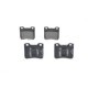 Set placute frana fata BOSCH pentru CITROEN AX, SAXO; PEUGEOT 106 I, 106 I/HATCHBACK, 106 II, 106 II/HATCHBACK 1.0-Electric
