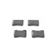 Set placute frana fata BOSCH pentru CITROEN AX, SAXO; PEUGEOT 106 I, 106 I/HATCHBACK, 106 II, 106 II/HATCHBACK 1.0-Electric