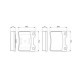 Set placute frana fata BOSCH pentru CITROEN AX, SAXO; PEUGEOT 106 I, 106 I/HATCHBACK, 106 II, 106 II/HATCHBACK 1.0-Electric