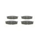 Set placute frana fata BOSCH pentru NISSAN 280ZX,ZXT,CABSTAR,PATROL GR IV,PATROL III/1,PATROL III/2,URVAN 2.0-4.0 53.3x131.4x16.5 mm