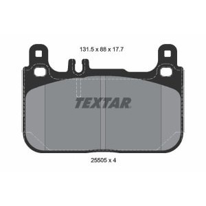 Set placute frana,frana disc TEXTAR
