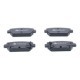Set placute frana Spate ATE pentru MITSUBISHI ECLIPSE CROSS 1.5/2.0/2.2D 10.17 - inaltime 43.0 mm, latime 96.8 mm, grosime 14.6 mm