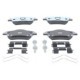 Set placute frana disc ATE fata ceramica pentru VOLVO XC40 1.5-Electric 10.17, inaltime 56.2 mm, latime 132.7 mm, grosime 18.3 mm