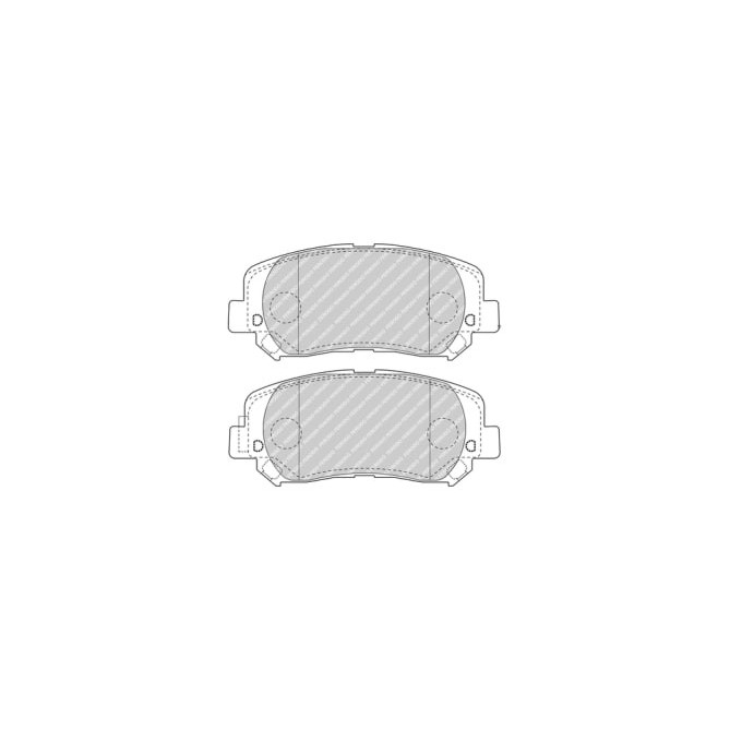 Set placute frana,frana disc FERODO