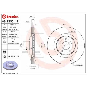 Disc frana BREMBO