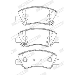 Set placute frana,frana disc FERODO
