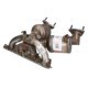 Convertor catalitic EURO 4 AUDI A3 VW GOLF V 2.0 05.03-11.08 rotund 2000.0 cm³ benzina