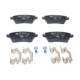 Set placute frana ceramica fata ATE pentru MERCEDES CITAN, DACIA DOKKER, DUSTER, inaltime 52.4 mm, latime 116.3 mm, grosime 17.1 mm