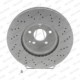 Disc frana Fata Dreapta/Stanga FERODO MERCEDES C W203 S C215 W220 1.8-5.8 10.98-02.07 Diametru 330mm Grosime 32mm 5 Gauri