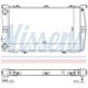 Radiator racire motor NISSENS pentru TRABANT 1.1, 1.1 TRAMP, 1.1 UNIVERSAL, inaltime 450 mm, latime 285 mm, grosime 33 mm