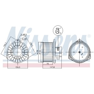 Ventilator, habitaclu NISSENS