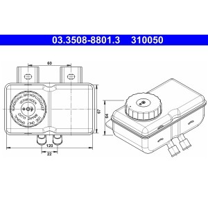 Vas de expansiune, lichid frana ATE