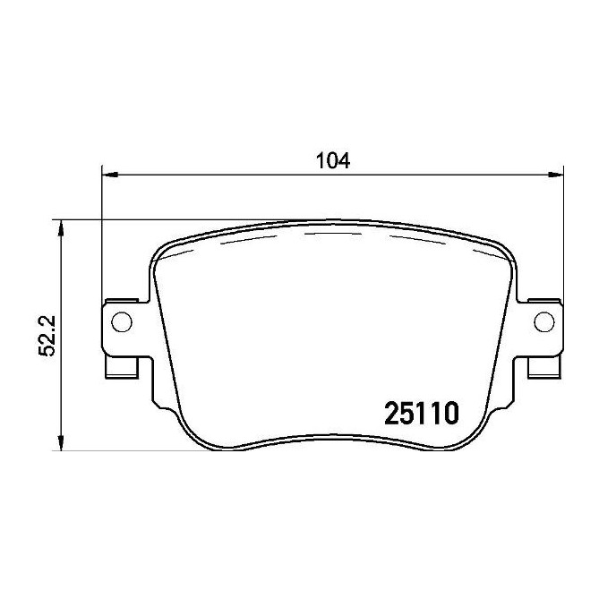 Set placute frana,frana disc BREMBO