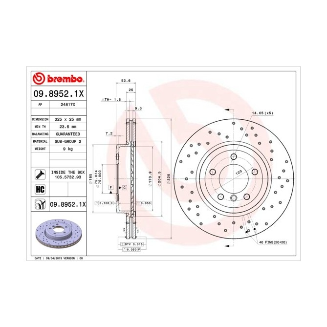 Disc frana BREMBO