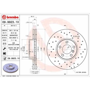 Disc frana de performanta BREMBO