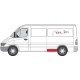 Aripa interioara BLIC trusa reparatie aparare spate stanga inaltime 15cm pentru MERCEDES SPRINTER 2-T 3-T 4-T -05.06