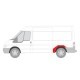 Aripa interioara BLIC trusa reparatie aparare spate stanga pentru FORD TRANSIT, tip tabla arc roata, ampatare 3300.0 mm,3750.0 mm