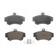 Set plăcuțe frână față (cu accesorii), compatibil VOLVO S40 I, V40; MITSUBISHI CARISMA, COLT CZC VI, COLT VI 1.3-2.0 05.95-06.12