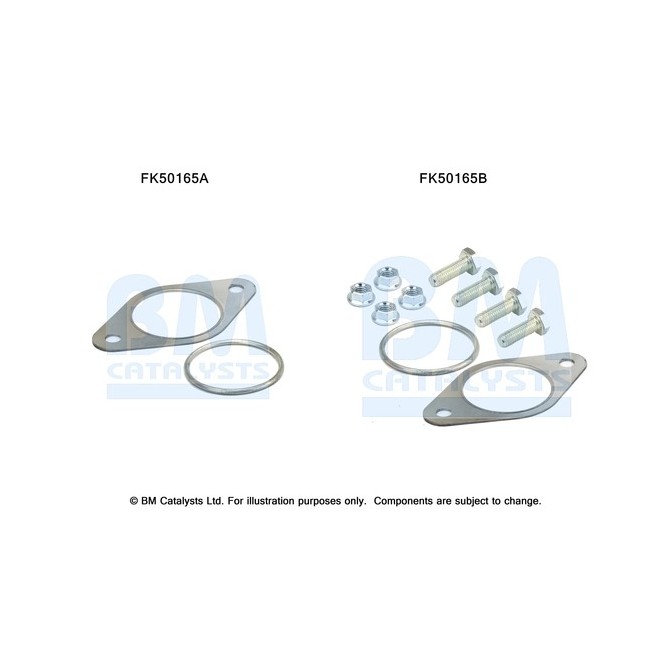 Set montare, sistem de esapament BM CATALYSTS