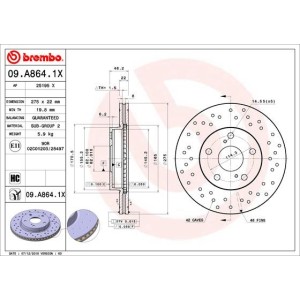Disc frana BREMBO