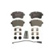 Set plăcuțe frână spate BREMBO pentru IVECO DAILY III, DAILY IV, DAILY V, DAILY VI ELETTRICO-F1CGL411C 09.02, dimensiuni 141.2x72.7x20.8 mm