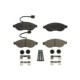 Set plăcuțe frână față cu accesorii pentru CITROEN JUMPER II, FIAT DUCATO, OPEL MOVANO C, PEUGEOT BOXER 2.0D-Electric 04.06