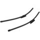 Lamela stergator SWF VISIOFLEX 580/530mm pentru MERCEDES-BENZ, 2 buc, fata, tip jointless, cu spoiler, lama lata