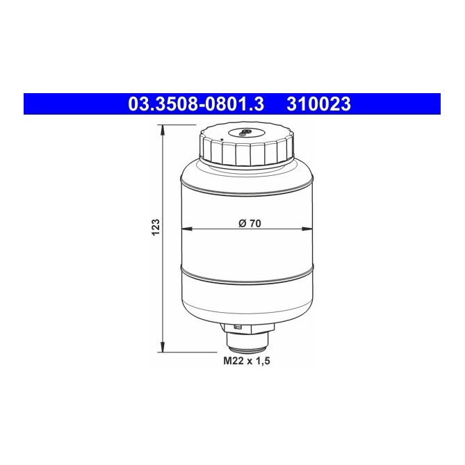 Vas de expansiune, lichid frana ATE