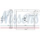 Evaporator aer conditionat NISSENS pentru AUDI A3, Q2, Q3; CUPRA ATECA, LEON; SEAT ATECA, LEON; SKODA KAROQ, dimensiuni 245x244x34 mm