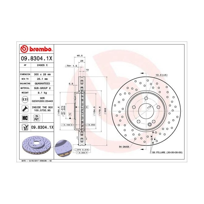 Disc frana BREMBO