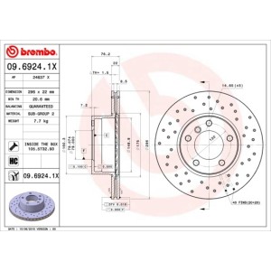 Disc frana BREMBO