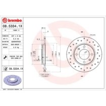 Disc frana BREMBO