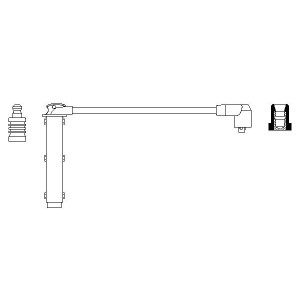 Cablu de aprindere BOSCH