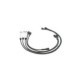Set cablaj aprinder BOSCH pentru OPEL 86-90 cu aprindere prin cabluri de 1.8-2.0i, 5 fire, piese auto
