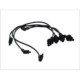Set cablaj aprinder BOSCH pentru aprindere prin cabluri 205-406 PEUGEOT 1.6-1.8i 16V 90-99, 4 fire