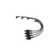 Set cablaj aprinder BOSCH pentru aprindere prin cabluri 205-406 PEUGEOT 1.6-1.8i 16V 90-99, 4 fire