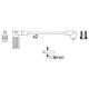 Set cablaj aprinder BOSCH pentru Fiat Cinquecento 700 91-98 cu 2 fire