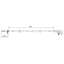 Senzor,turatie roata BOSCH