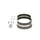 Set saboti frana BOSCH pentru MERCEDES C (C204), C T-MODEL (S204), C (W204), E (A207), E (C207) 164.0 mm, latime 25.0 mm