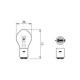 Bec far principal BOSCH S1 12V 25W BA20D pentru motociclete Pure Light 1 buc