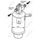 Uscător aer condiționat NRF 8391025 pentru BMW E 30 324 td TOURING 1987-1993, înălțime 174 mm, diametru 74 mm, material oțel