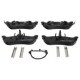 Set placute frana Spate ATE pentru MERCEDES M (W163) 2.3-4.3 02.98-06.05, Inaltime 50 mm, Latime 140.1 mm, Grosime 16.7 mm