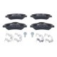 Set placute frana fata ATE pentru PEUGEOT 308 II, 308 II/KOMBI, 308/HATCHBACK 1.2-2.0D 09.13-06.21, inaltime 52.5 mm, latime 132.8 mm, grosime 18.9 mm