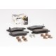Set plăcuțe de frână față, disc frână, compatibil HONDA CR-V II, CR-V III, CR-V IV 1.6D-2.4 09.01, dimensiuni 151.2 mm x 56.8 mm x 19.0 mm