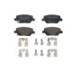 Set plăcuțe frână spate, disc frână, FIAT TIPO 1.0-1.6D 10.15, lățime 100 mm, înălțime 42.2 mm, grosime 17.2 mm