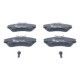 Set placute frana fata ATE cu suruburi de ghidare etrier pentru CITROEN BERLINGO/MINIVAN, XSARA PICASSO, PEUGEOT 206 1.6-2.0D