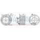 Ventilator habitaclu NISSENS pentru ALFA ROMEO 147, 156, GT 1.6-3.2 02.97-09.10, diametru 149.0 mm, tensiune 12.0 V