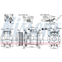 Compresor, climatizare NISSENS